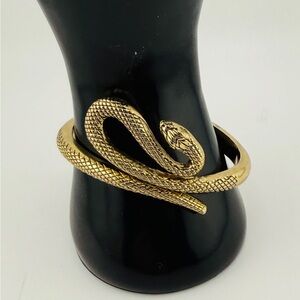 Steve Madden Gold Snake Bracelet